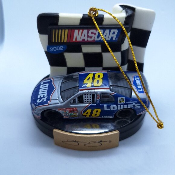 2002 NASCAR‎ Lowe’s Jimmie Johnson #48 Model Car Christmas Ornament - Picture 1 of 3